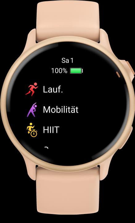 Actual product image Garmin vivoactive 6, GPS, Pink Dawn/ P. Dawn Metallic, WW (42.20 mm)