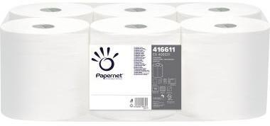 Produktbild Werra Papier Papernet Handtuchrolle 416611 1lagig weiss 750Bl. 6 Rl./Pack. (416611) (1 x)