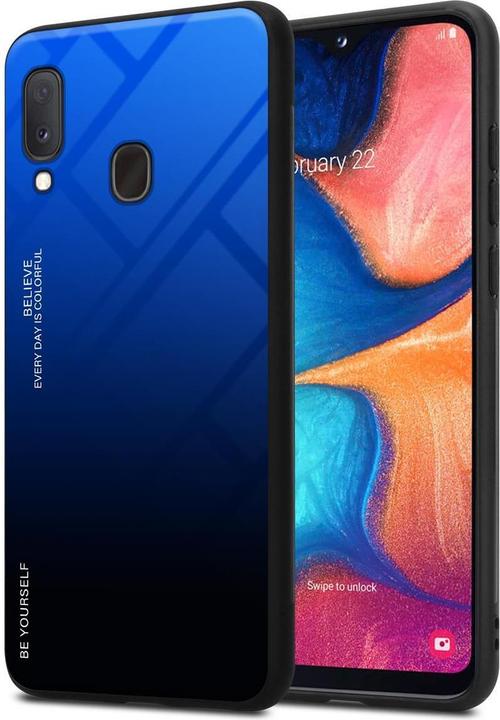 Produktbild Cadorabo TPU 2 Farben Glas Cover (Samsung Galaxy A20e, Samsung Galaxy A10e)