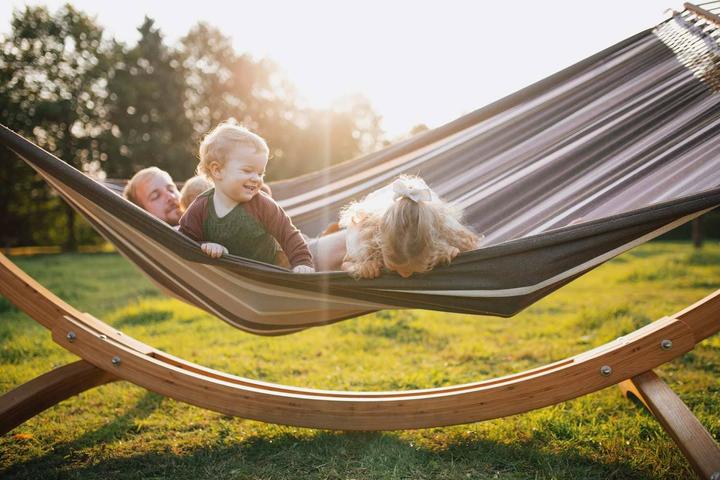 Actual product image Amazonas Palacio Café Family hammock, 240x160 cm, 200 kg (200 kg)