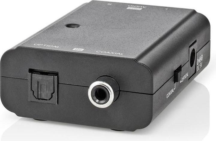 Productafbeelding Nedis Digitale audioconverter 2-weg aansluitingen - Ingang: 1x S/PDIF (RCA) aansluiting / 1x TosLink (0.05 m, Optische)