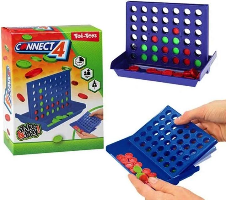 Actual product image Toi-Toys Connect 4 game (German, French, Swiss German, Italian, English)