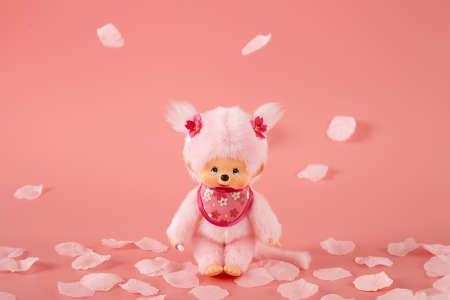 Actual product image Monchhichi Cherry Blossom Girl (20 cm)