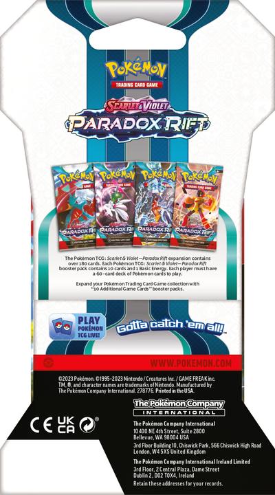 Actual product image Pokémon Paradox Rift (English, Booster Pack)