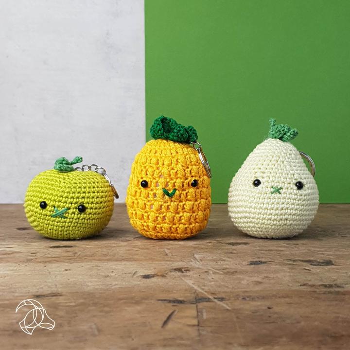 Actual product image Hardicraft Bag tag apple - crochet set