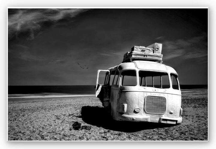 Image du produit Trenddeko Depaepe - Bus échoué (30 x 20 cm)