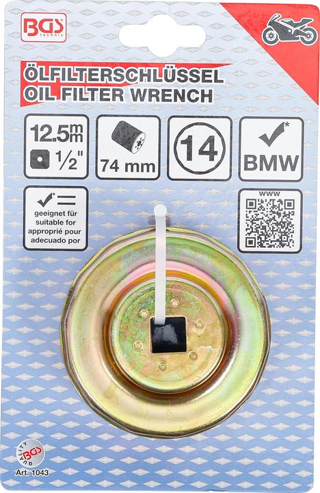 Produktbild BGS Ölfilterschlüssel | 14-kant | Ø 74 mm | für BMW-Motorräder