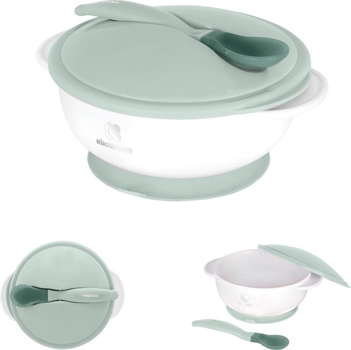 Actual product image Kikkaboo Baby food bowl 250 ml spoon