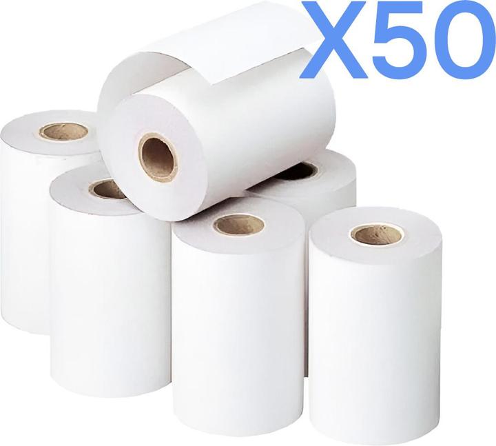 Avizar 50 rolls for TPE bank cards - 57x40x12mm - length: 18 m
