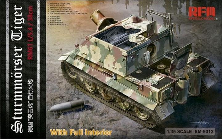 Rye Field Model Stormtiger With Full Interior (To be