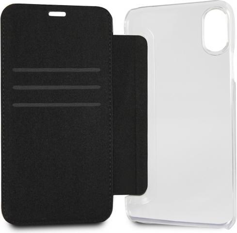 Actual product image BMW Bi-Material Series Carbon Bookcover Case (Apple iPhone X)