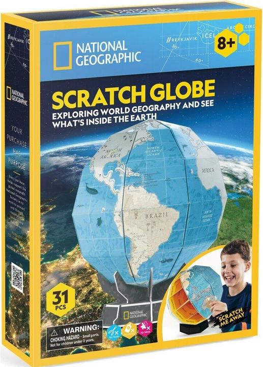 Immagine prodotto Cubicfun Puzzle 3D National Geographic Globe (21 pezzi)