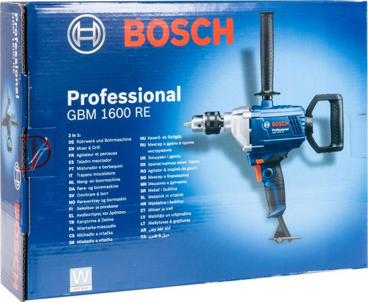 Image du produit Bosch Professional Perceuse GBM 1600 RE / 850 Watt / 06011B0000 (Fonctionnement sur secteur)