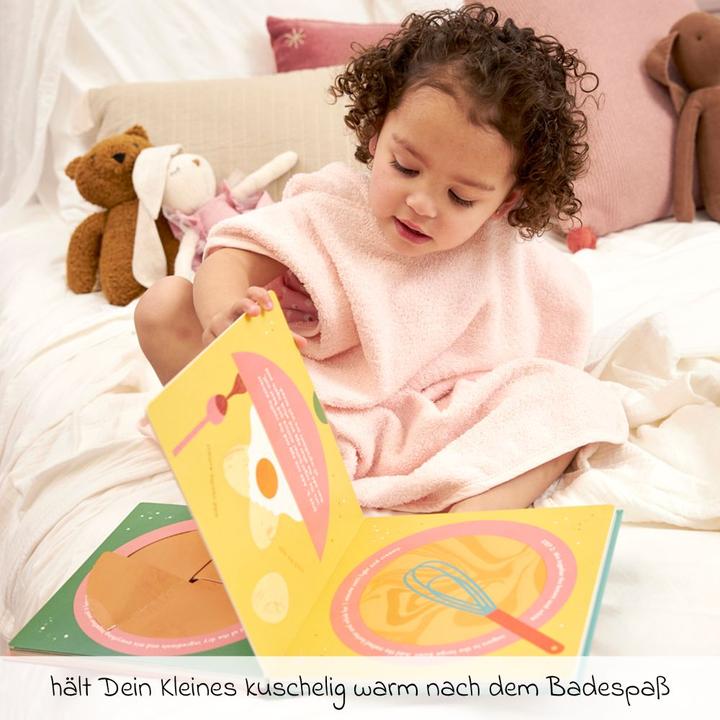 Produktbild Meyco Frottee badponcho 1-3 jaar soft pink