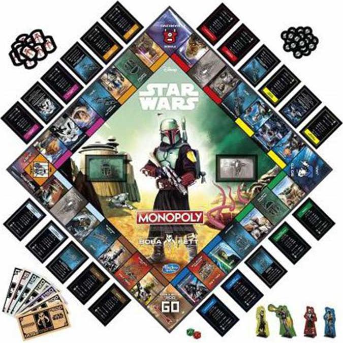 Image du produit Monopoly Star Wars Boba Fett Edition Jeu de société pour enfants à partir de 8 ans (Anglais)