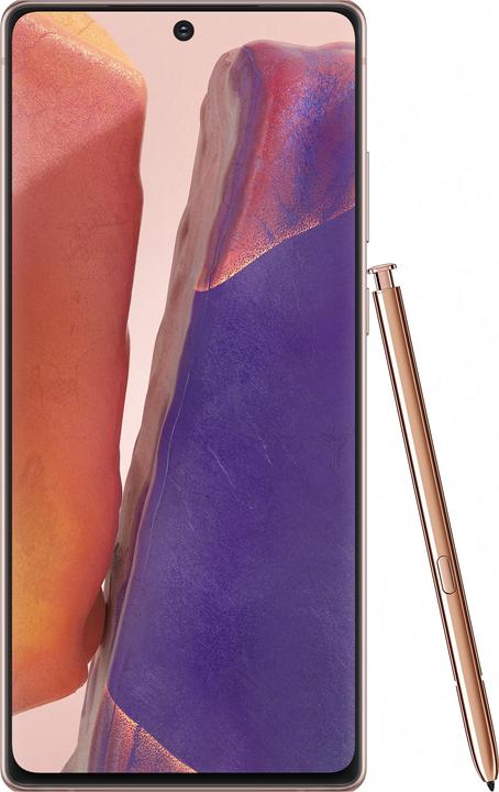 Produktbild Samsung Galaxy Note 20 (256 GB, Mystic Bronze, 6.70", Dual SIM, 12 Mpx, 4G)