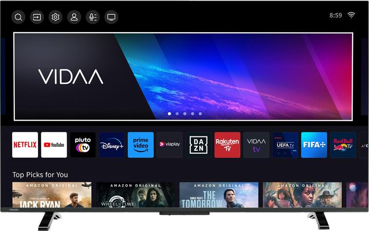 Image du produit Toshiba 40LV2E63DAZ (100 cm (40 pouces), noir, FullHD, triple tuner, SmartTV, VIDAA) (40", LED, Full HD)