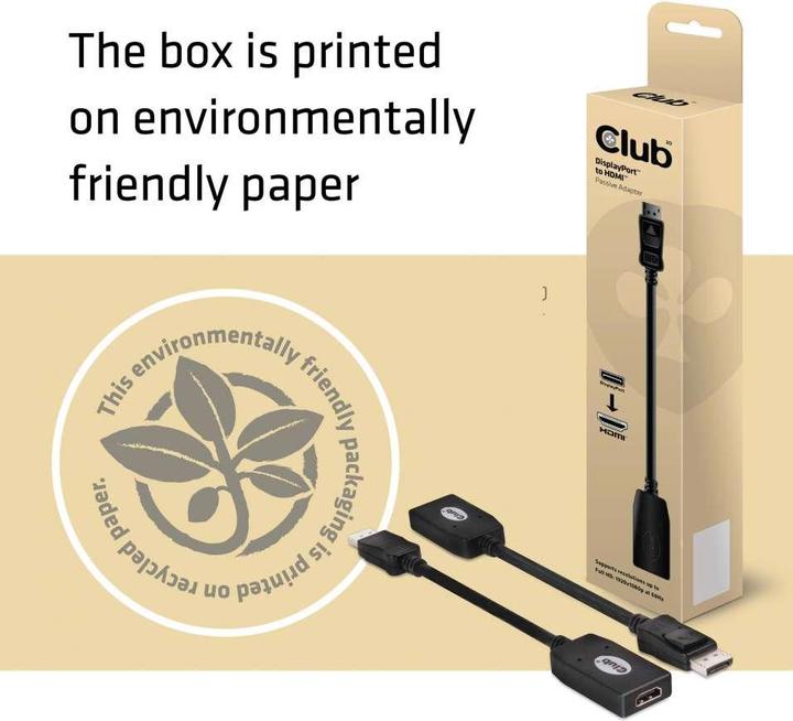 Produktbild Club 3D DP zu (HDMI, 15 cm)