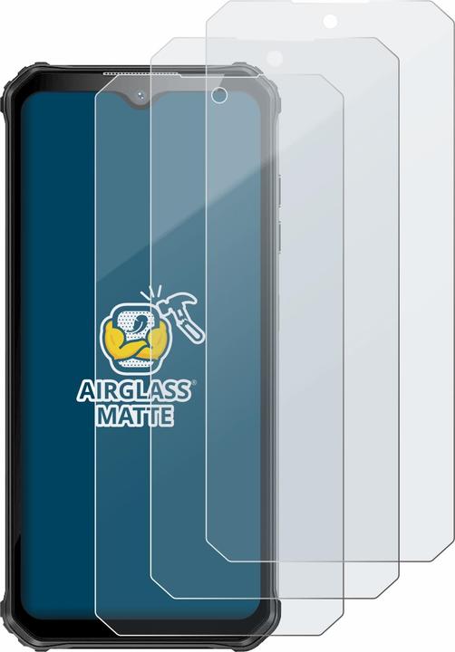 Produktbild BROTECT AirGlass Panzerglasfolie Matt (3 Stück, Oukitel WP22)