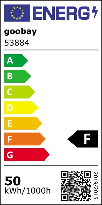 Energie-Label Goobay LED-Aussenstrahler (4260 lm, IP44)