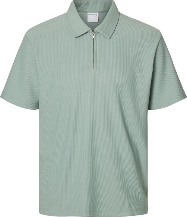 Selected Homme Half-Zip Plissee Polo shirt (XL)