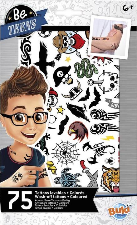 Immagine prodotto Buki 75 Tatuaggi Per Ragazzi