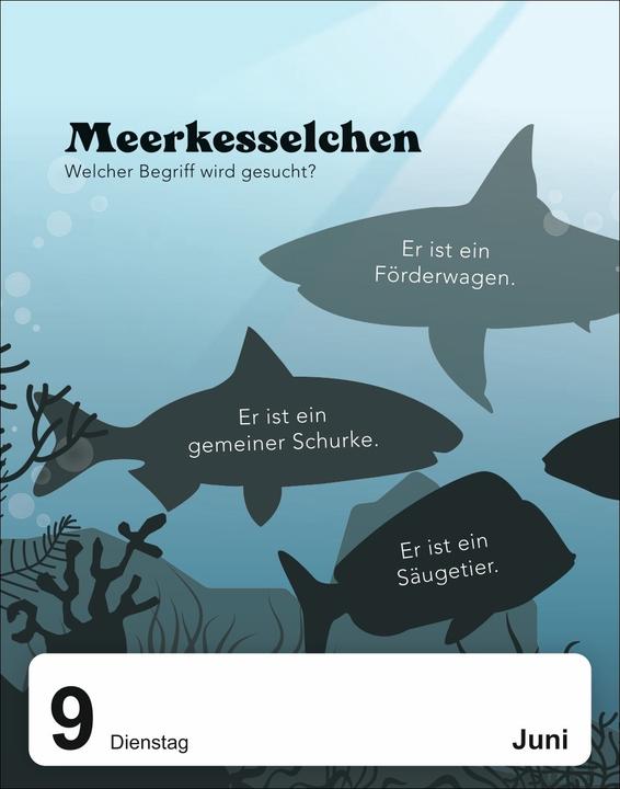 Actual product image Harenberg 5 minutes to kill Tagesabreisskalender 2026 - Der Rätselkalender gegen die langweiligsten Minuten (11 x 14 cm, German)