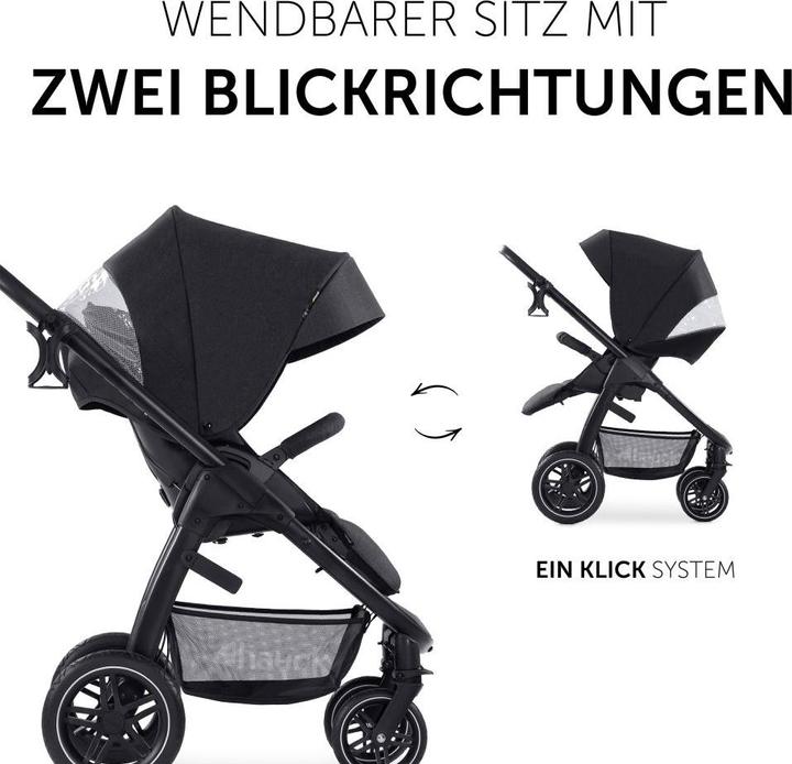 Actual product image Hauck 3in1 Kinderwagen-Set Saturn R Trio Set inkl.