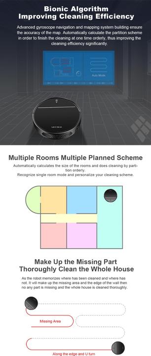 Actual product image Liectroux M7SPro (Vacuum mopping robot)