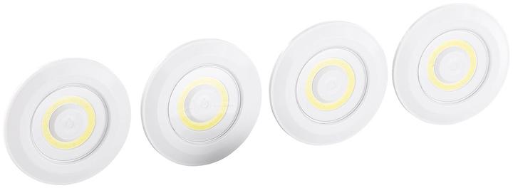 Lunartec Set di 4 estensioni per apparecchi COB LED sottopensile (120 lm)