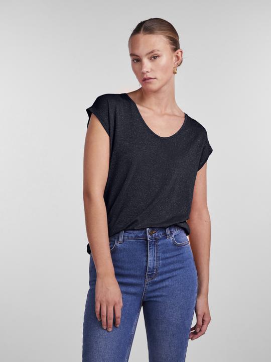 Actual product image Pieces Pcbillo Tee Lurex Stripes Noos Bc (XXL)