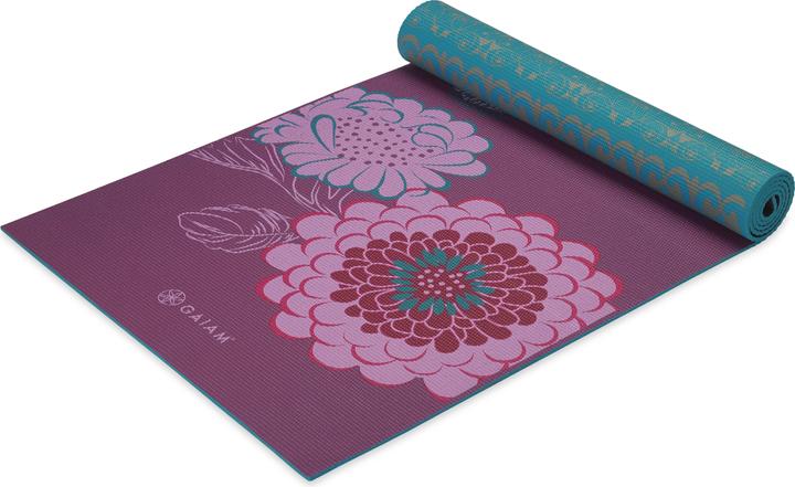 Immagine prodotto Gaiam Tappetino Yoga Kiku reversibile da 6 mm, design a D (6 mm)