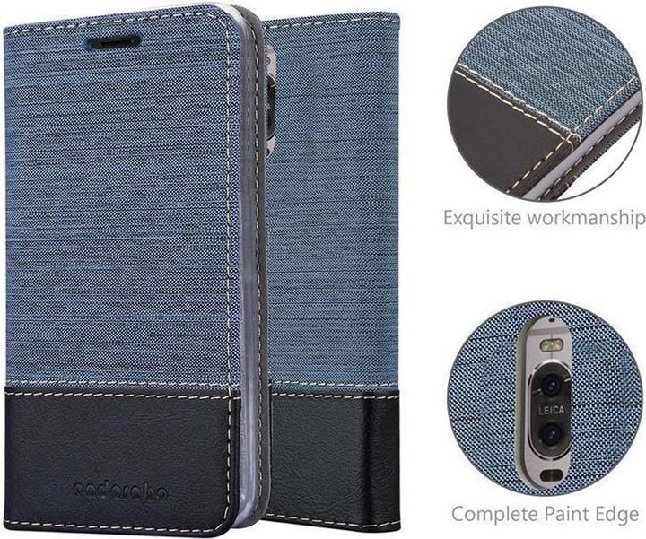 Produktbild Cadorabo Book Jeans Optik Cover (Huawei Mate 9 Pro)
