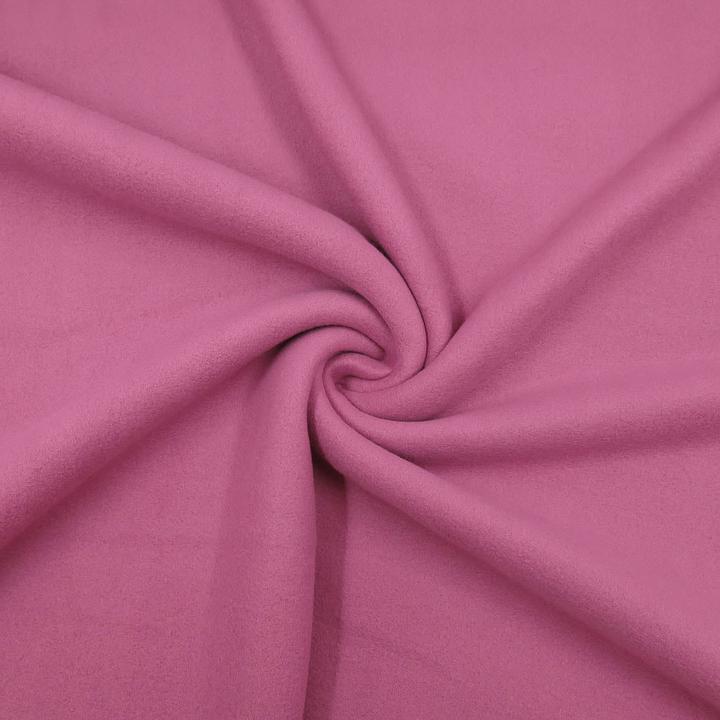 Actual product image Stoffrestposten Premium Fleece - Mauve - Minimum quantity: 1 metre
