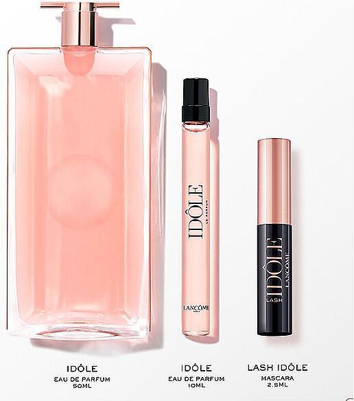 Actual product image Lancôme Set Idôle Eau de Parfum Idôle Eau de Parfum 50ml Idôle Eau de Parfum Travel size 10ml Mini Lash Idôl (Eau de parfum, 62 ml)