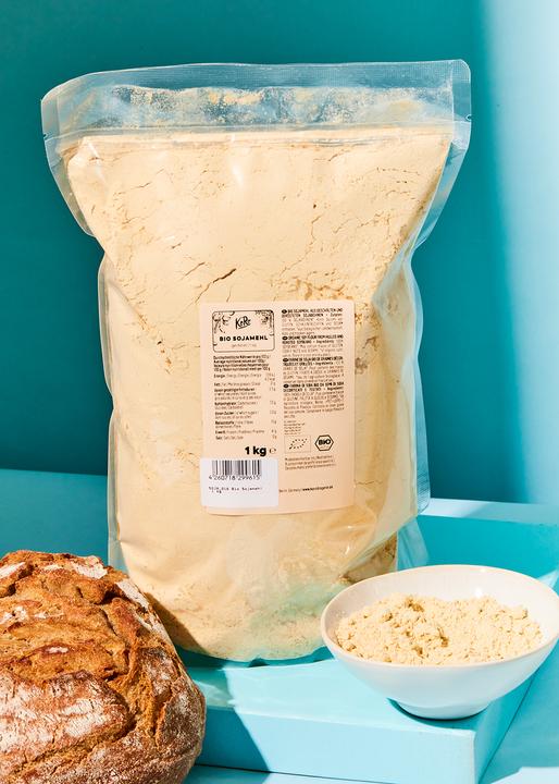 Produktbild KoRo Bio Sojamehl aus geschälten und gerösteten Sojabohnen (1000 g)