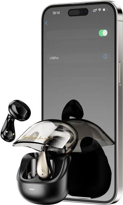 Actual product image Dudao U16Pro TWS Bluetooth 5.3 wireless headphones - black (7 h, Wireless)