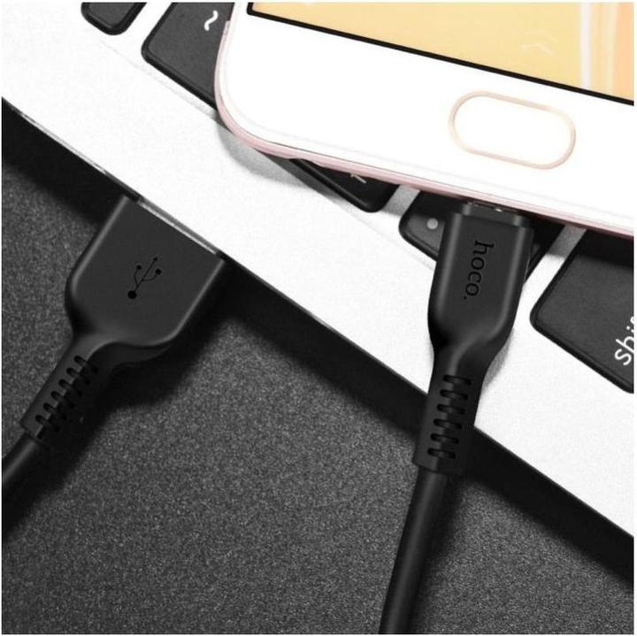 Actual product image Hoco USB-A to USB-C Flash X20, 18W, 2A, 3m, black (3 m, USB 3.0)