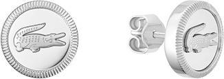 Lacoste Memento crocodile steel earrings 2040407
