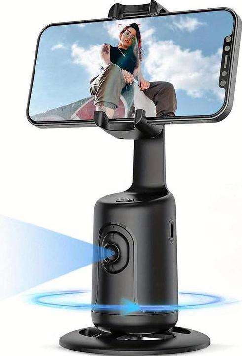 Produktbild PhoneLook Smartphone-Stabilisator für Selfies mit Gesichtsverfolgung, 360-Grad-Drehung und Gestensteuerung