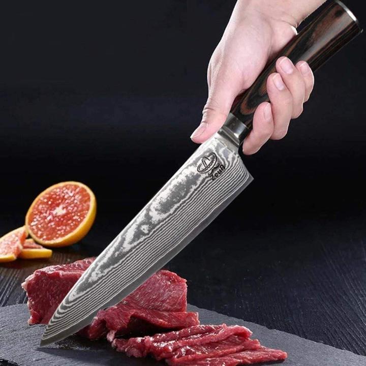 Produktbild Zeuß Damastmesser 32cm (20 cm)