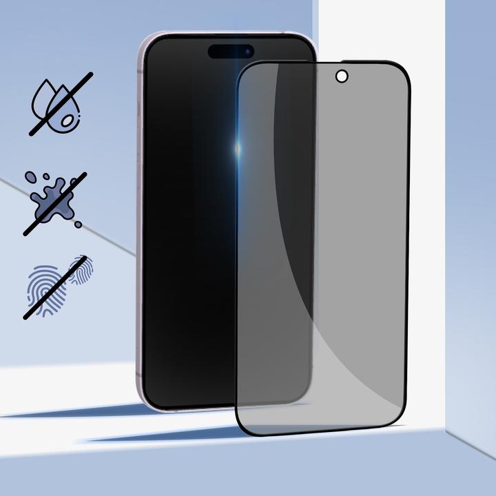 Produktbild Avizar Privacy Displayfolie, gehärtetes Glas (1 Stück, Apple iPhone 14 Pro)