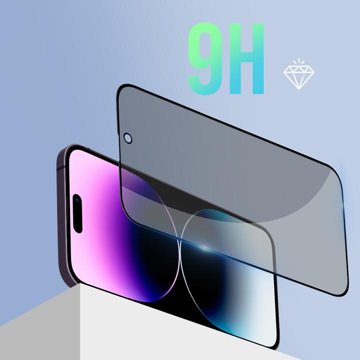Produktbild Avizar Privacy Displayfolie, gehärtetes Glas (1 Stück, Apple iPhone 14 Pro)