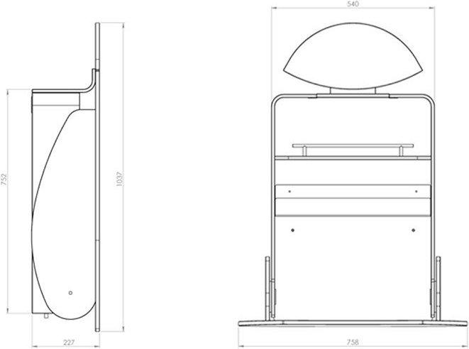 Produktbild Timkid Wickeltisch Holz Classic