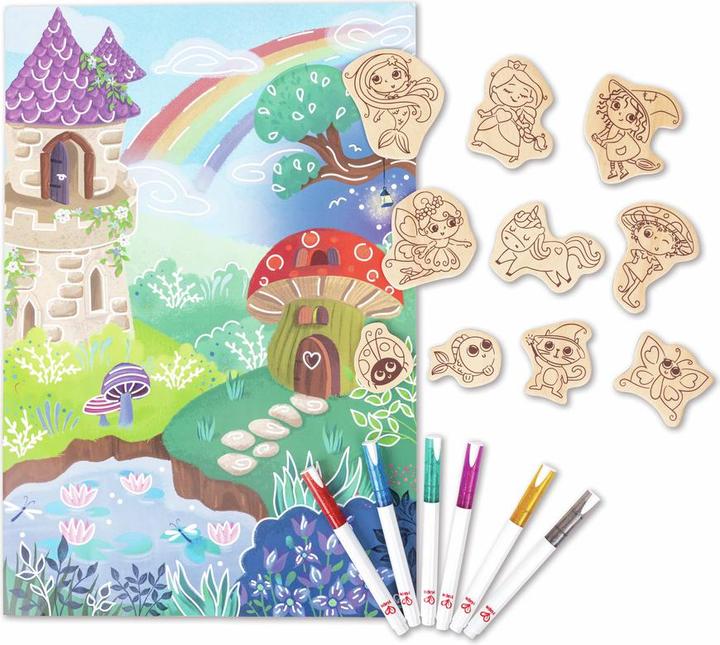 Image du produit Hape Kit de dessin et de jeu "Forêt enchantée