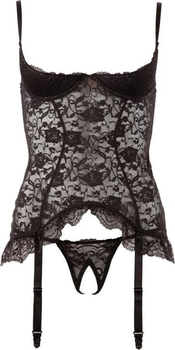 Actual product image Cottelli Collection Suspender shirt set Candis (L)