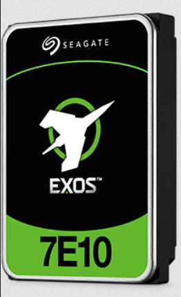Produktbild Seagate Exos 7E10, SAS cache, SED, 512e/4KN, BLK (10 TB, 3.5")