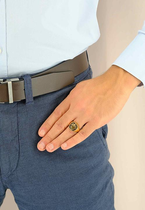 Immagine prodotto Muau Anello con stemma (59, Oro 750/18 K)