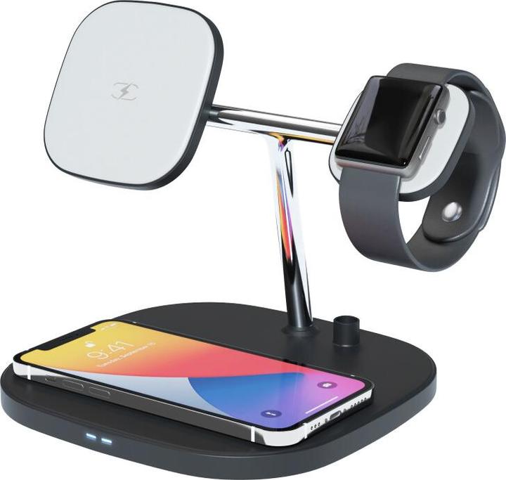 Actual product image prio 4 in 1 Magnetic Wireless Charging Stand (15 W) (15 W)