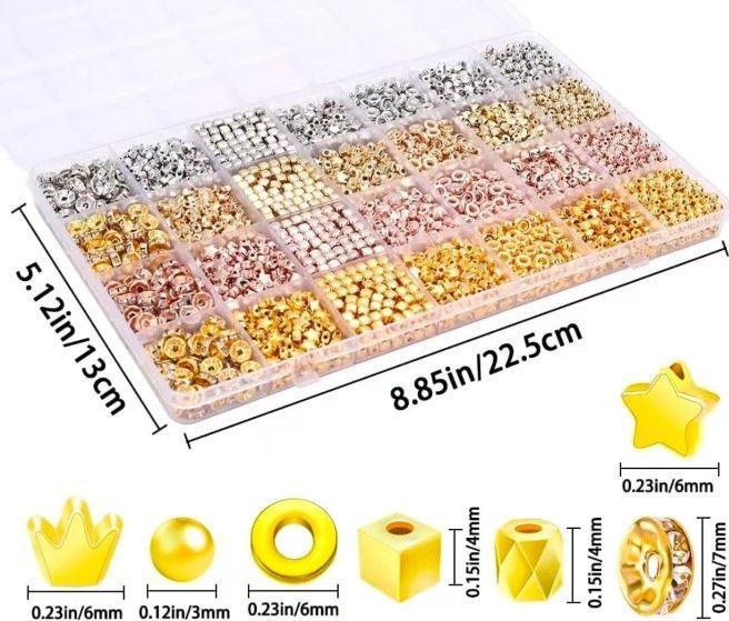 Produktbild MU Classic Kinder Perlen Schmuck DIY für Armband und Kette